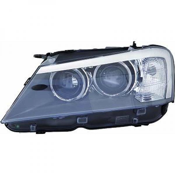 DIEDERICHS Forlygte 1276985 D1S (gasafladningslampe) venstre for BMW