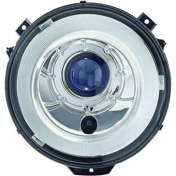 DIEDERICHS Forlygte 1695184 D1S (gasafladningslampe) højre for MERCEDES-BENZ