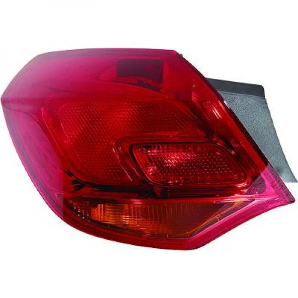 DIEDERICHS Baglygte 1807091 venstre for OPEL