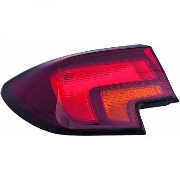 DIEDERICHS Baglygte 1808090 højre for OPEL