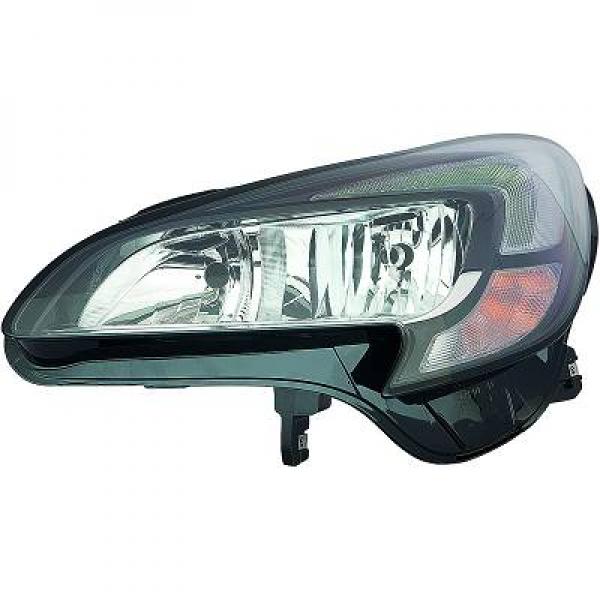 DIEDERICHS Forlygte 1815981 H7/H7 venstre for OPEL