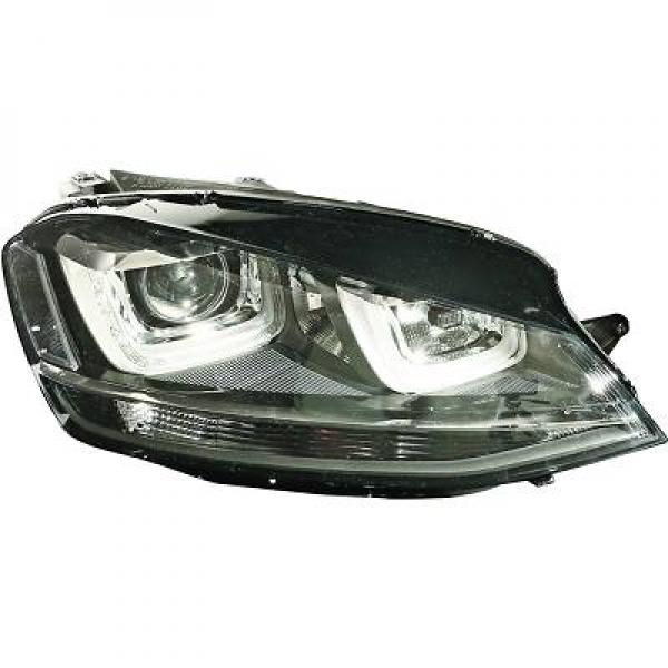 DIEDERICHS Forlygte 2216087 D1S/H7 venstre for VW