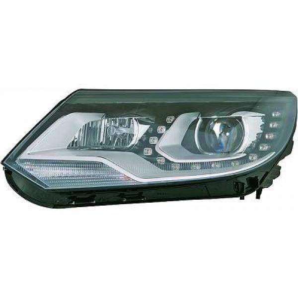 DIEDERICHS Forlygte 2255284 D3S/H7 højre for VW