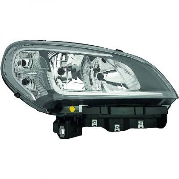 DIEDERICHS Forlygte 3486183 H7/H7 venstre for FIAT