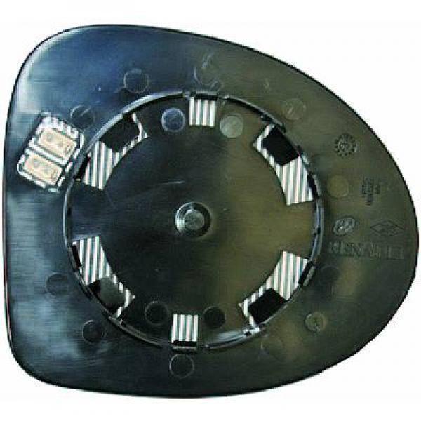 DIEDERICHS Spejlglas, udvendig spejl 4481027 venstre for RENAULT