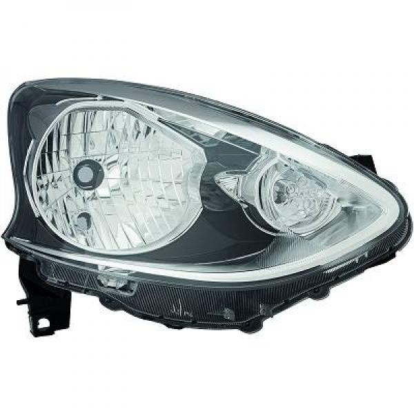DIEDERICHS Forlygte 6025181 H4 venstre for NISSAN