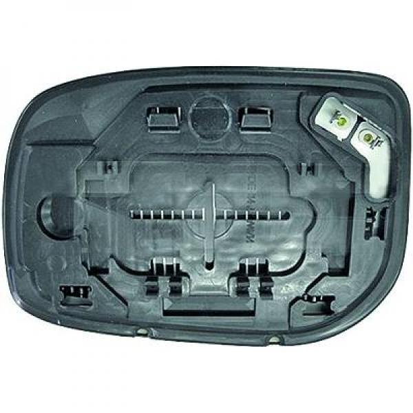 DIEDERICHS Spejlglas, udvendig spejl 6606027 venstre for TOYOTA