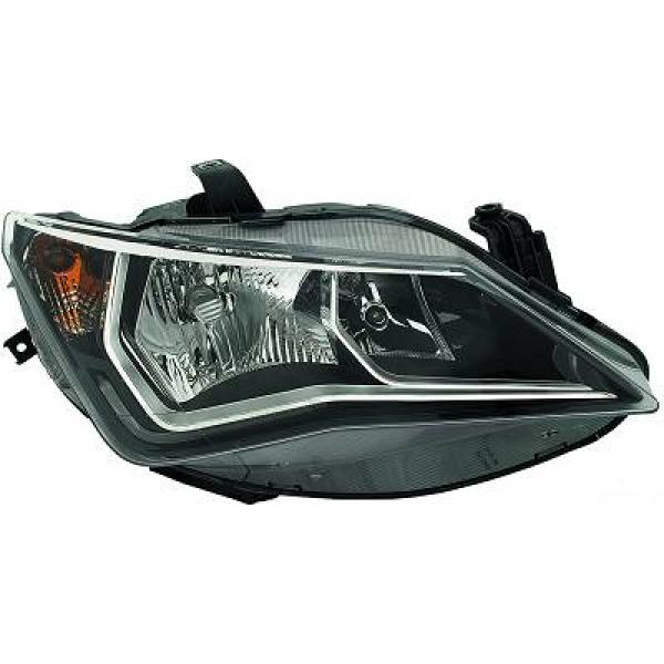 DIEDERICHS Forlygte 7427185 H7/H7 venstre for SEAT