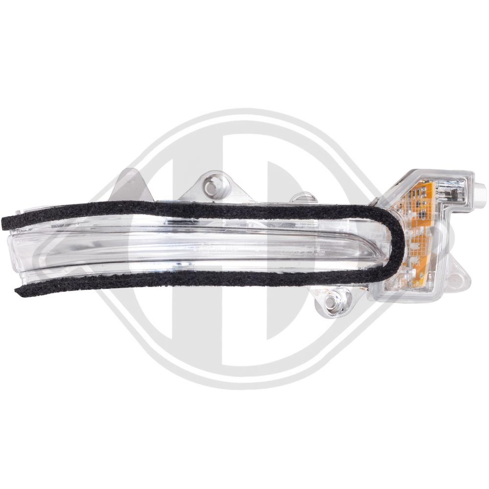 DIEDERICHS Blinklygte 6446826 LED Sidespejl højre side for SUZUKI