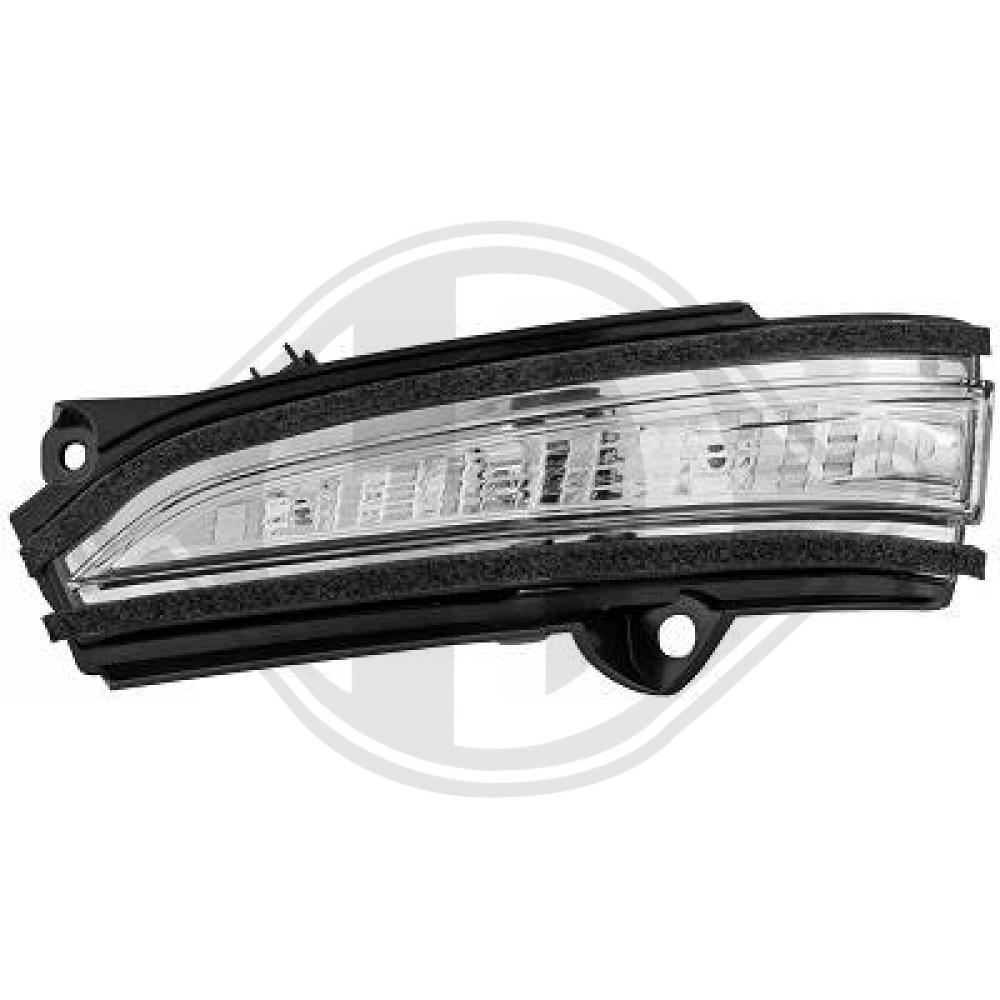 DIEDERICHS Blinklygte 1429327 LED Sidespejl venstre side for FORD