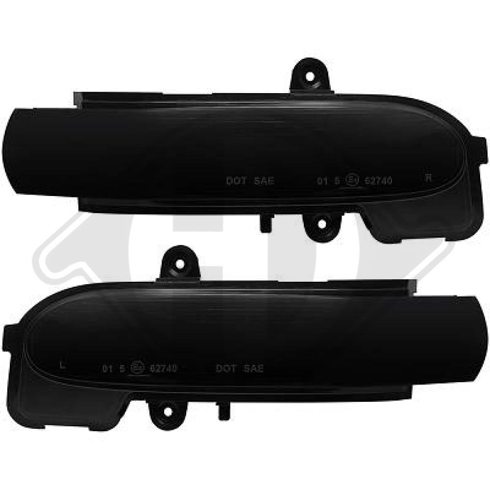 DIEDERICHS Blinklygte lid10451 LED sidespejl