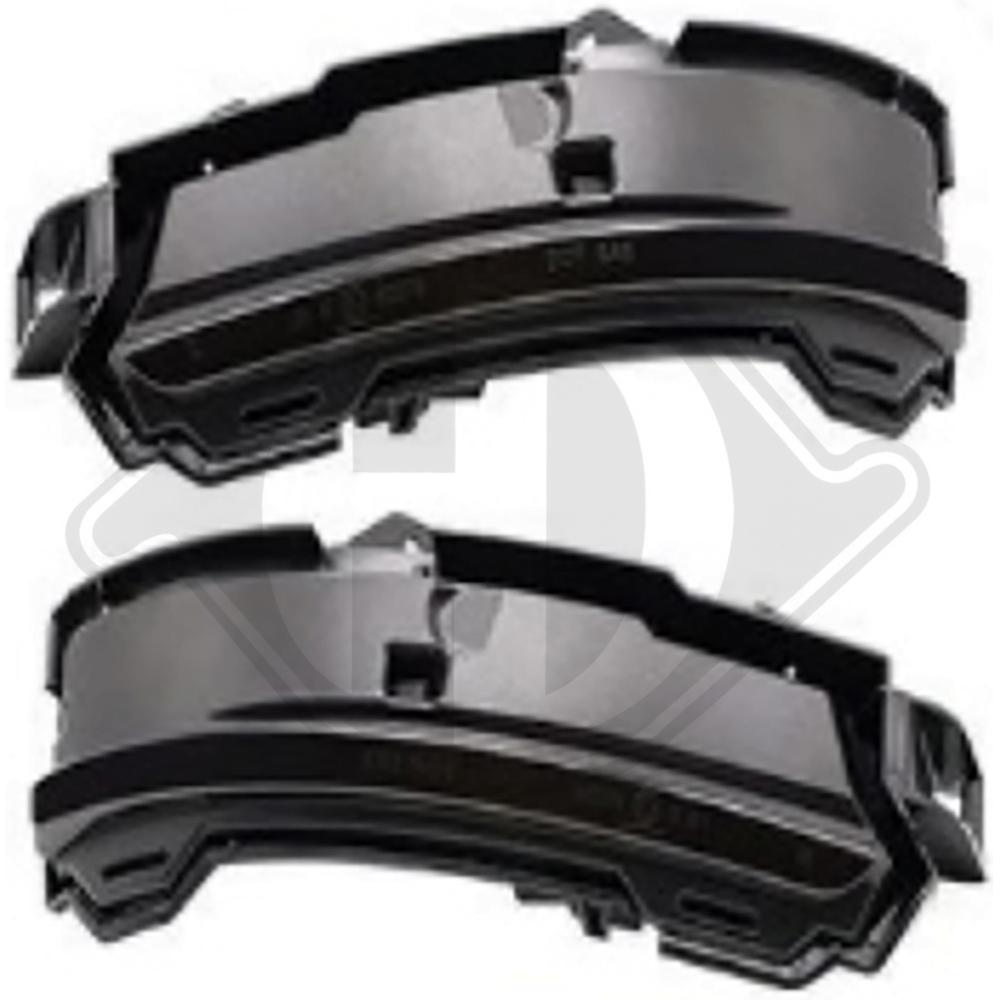 DIEDERICHS Blinklygte lid10522 sidespejl for LAND ROVER