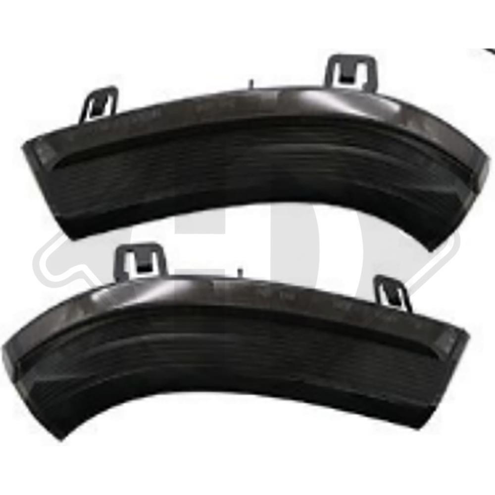 DIEDERICHS Blinklygte lid10476 sidespejl for VW