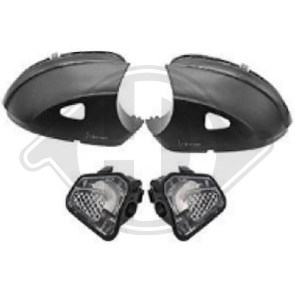 DIEDERICHS Blinklygte lid10478 sidespejl for VW