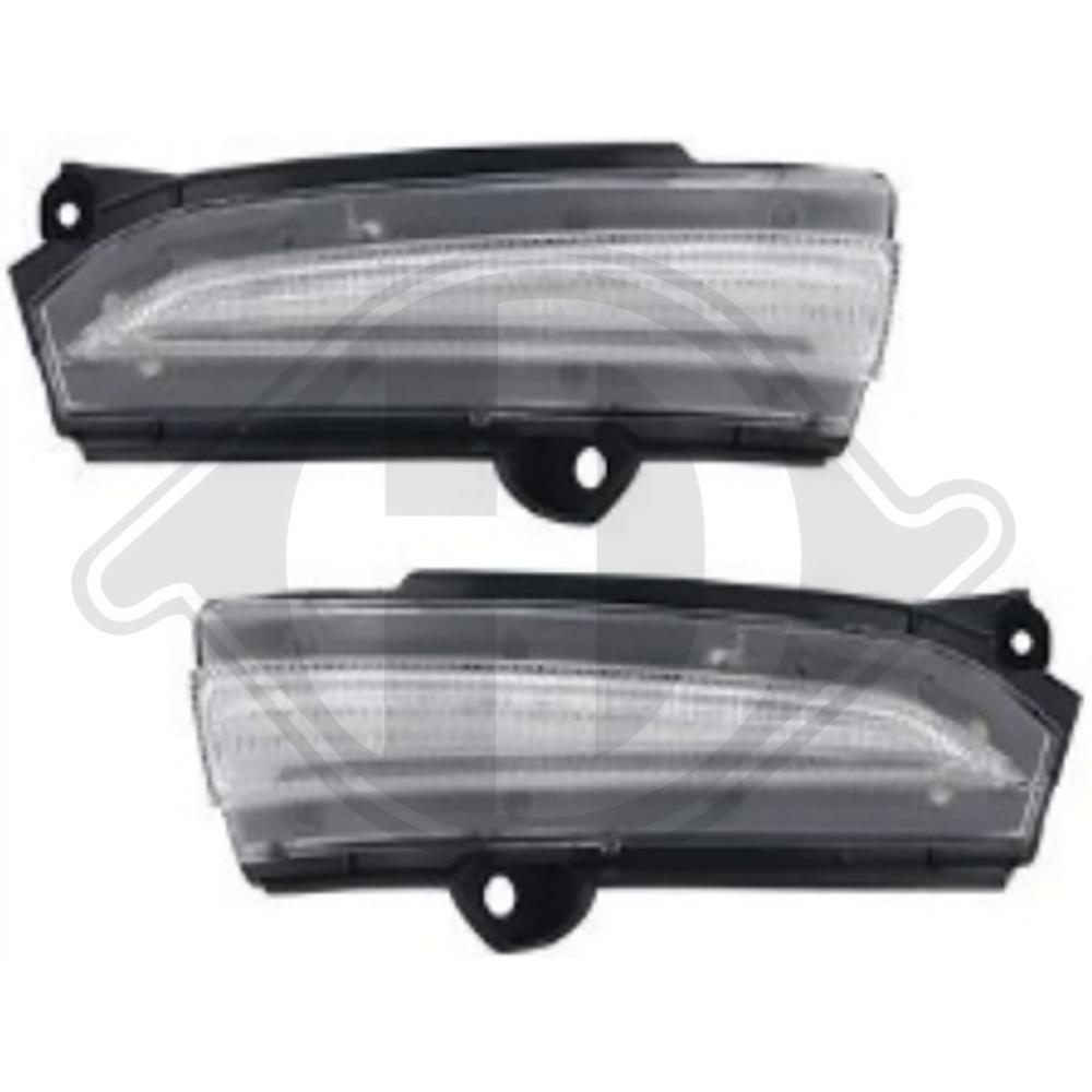 DIEDERICHS Blinklygte lid10491 sidespejl for FORD