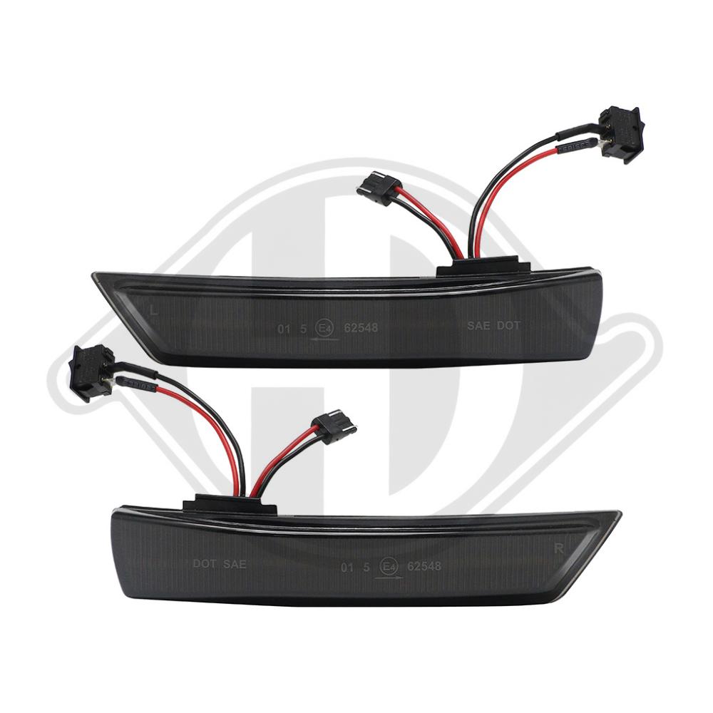 DIEDERICHS Blinklygte lid10490 sidespejl for FORD