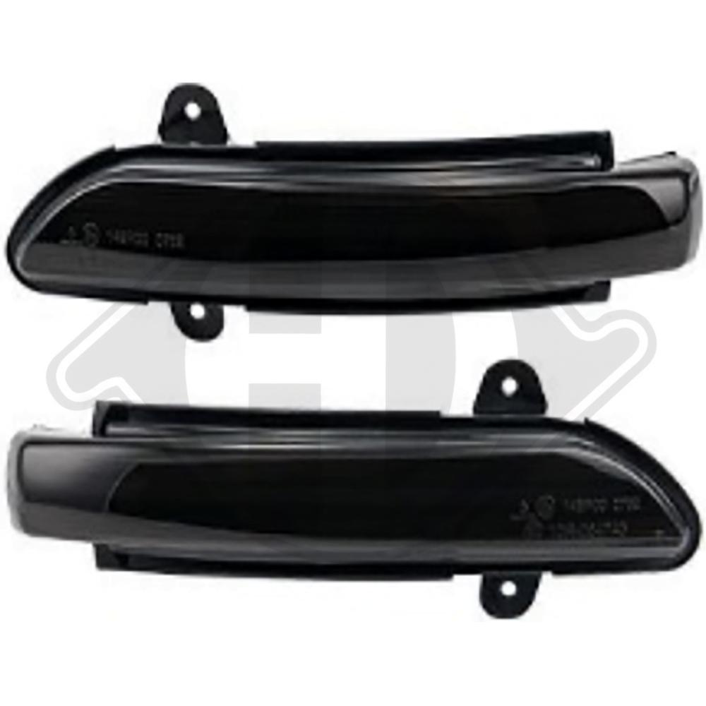 DIEDERICHS Blinklygte lid10472 sidespejl for MERCEDES-BENZ