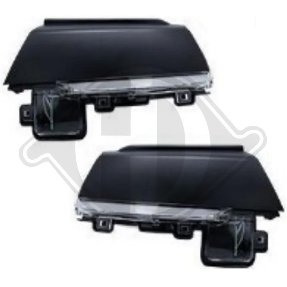 DIEDERICHS Blinklygte lid10480 sidespejl for VW