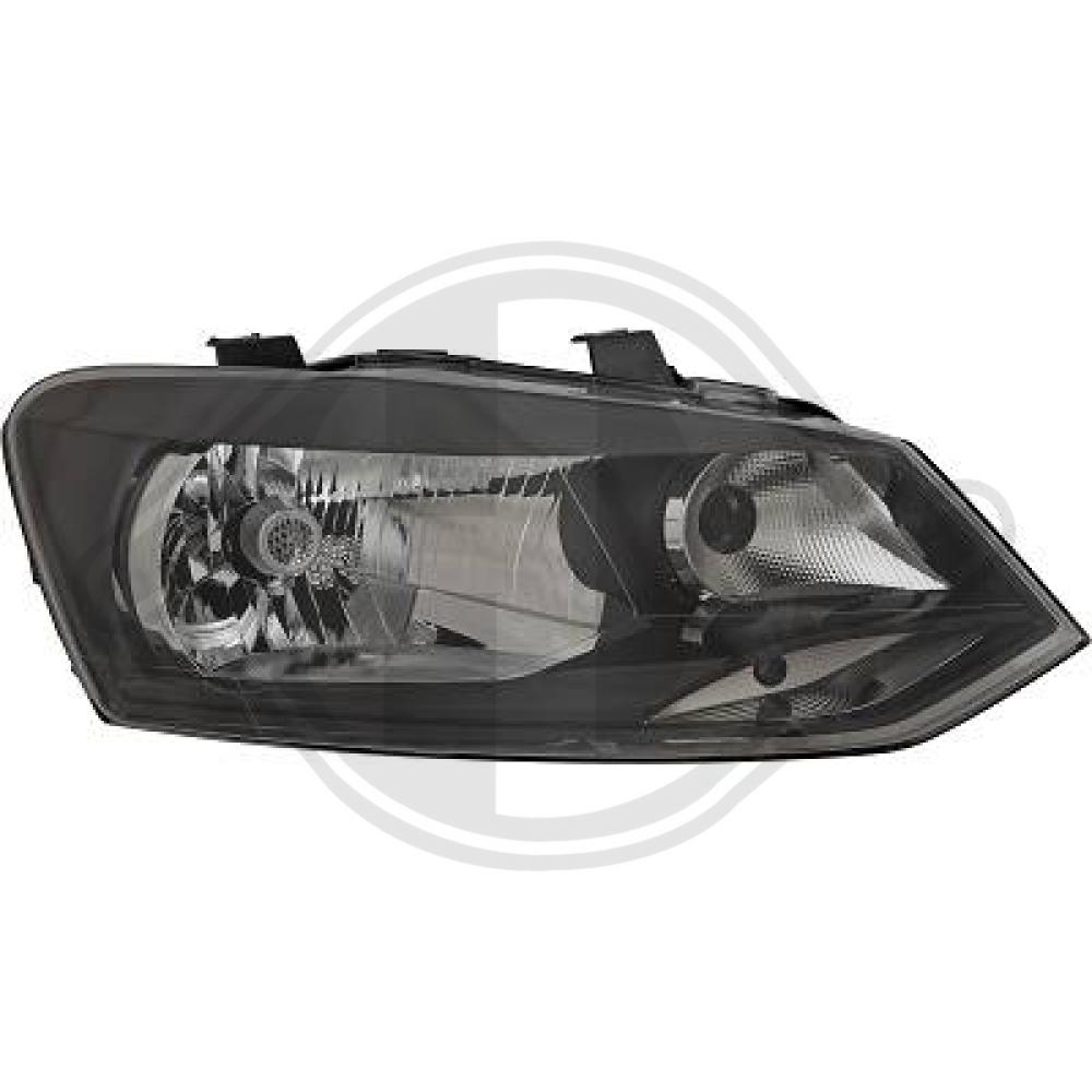 DIEDERICHS Forlygte 2206984 H4 højre for VW