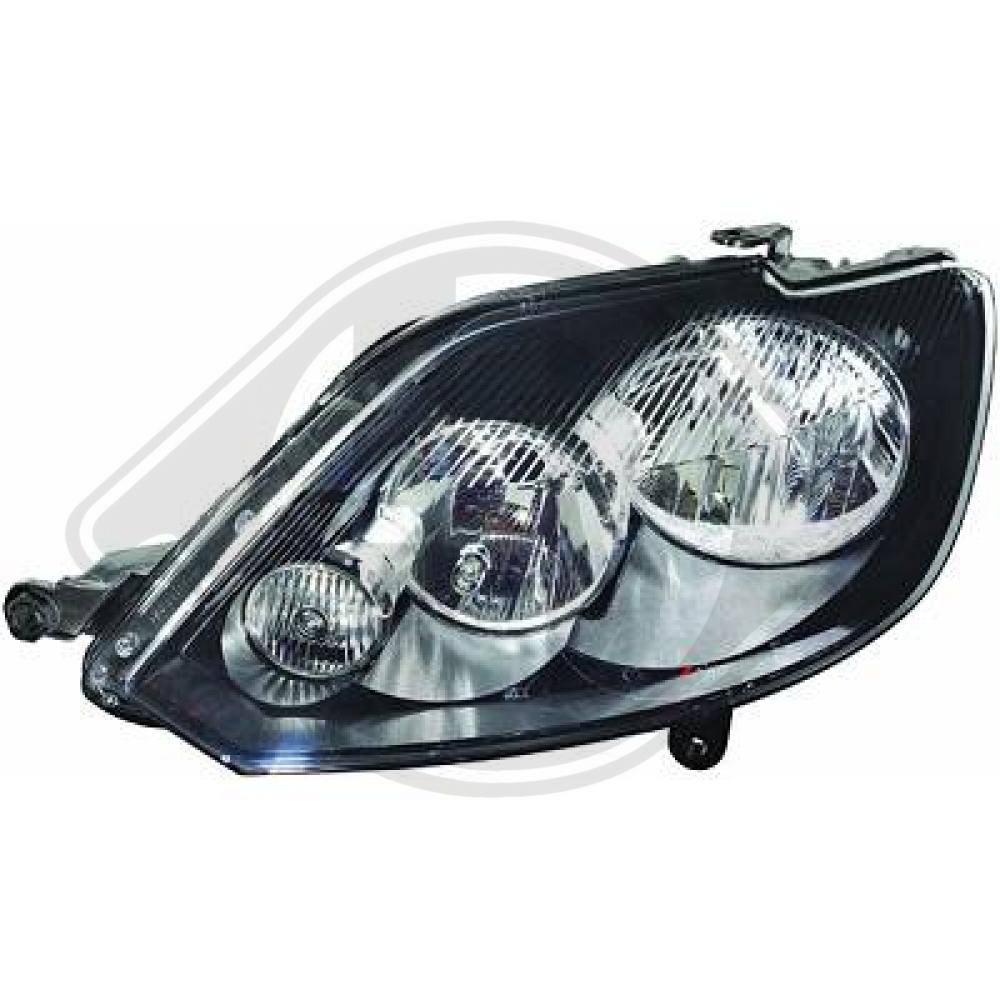 DIEDERICHS Forlygte 2215683 H7 venstre for VW