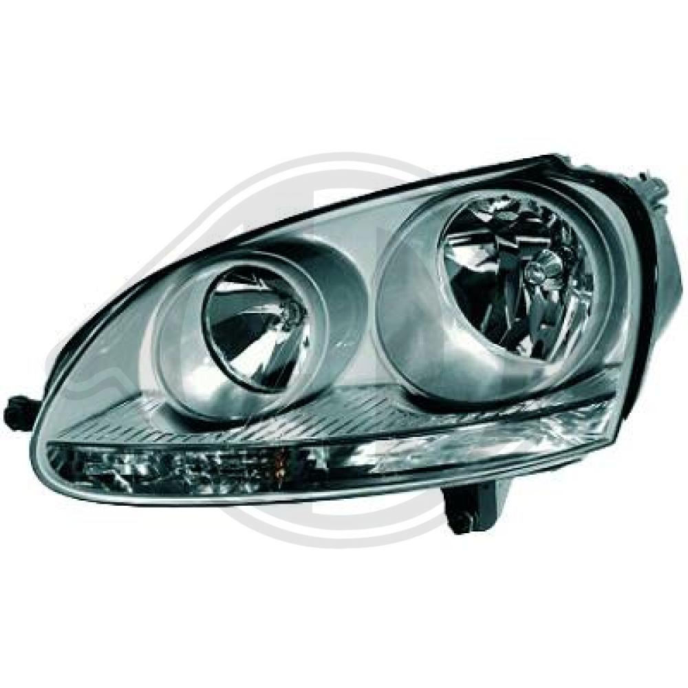DIEDERICHS Forlygte 2214083 H7/H7 venstre for VW