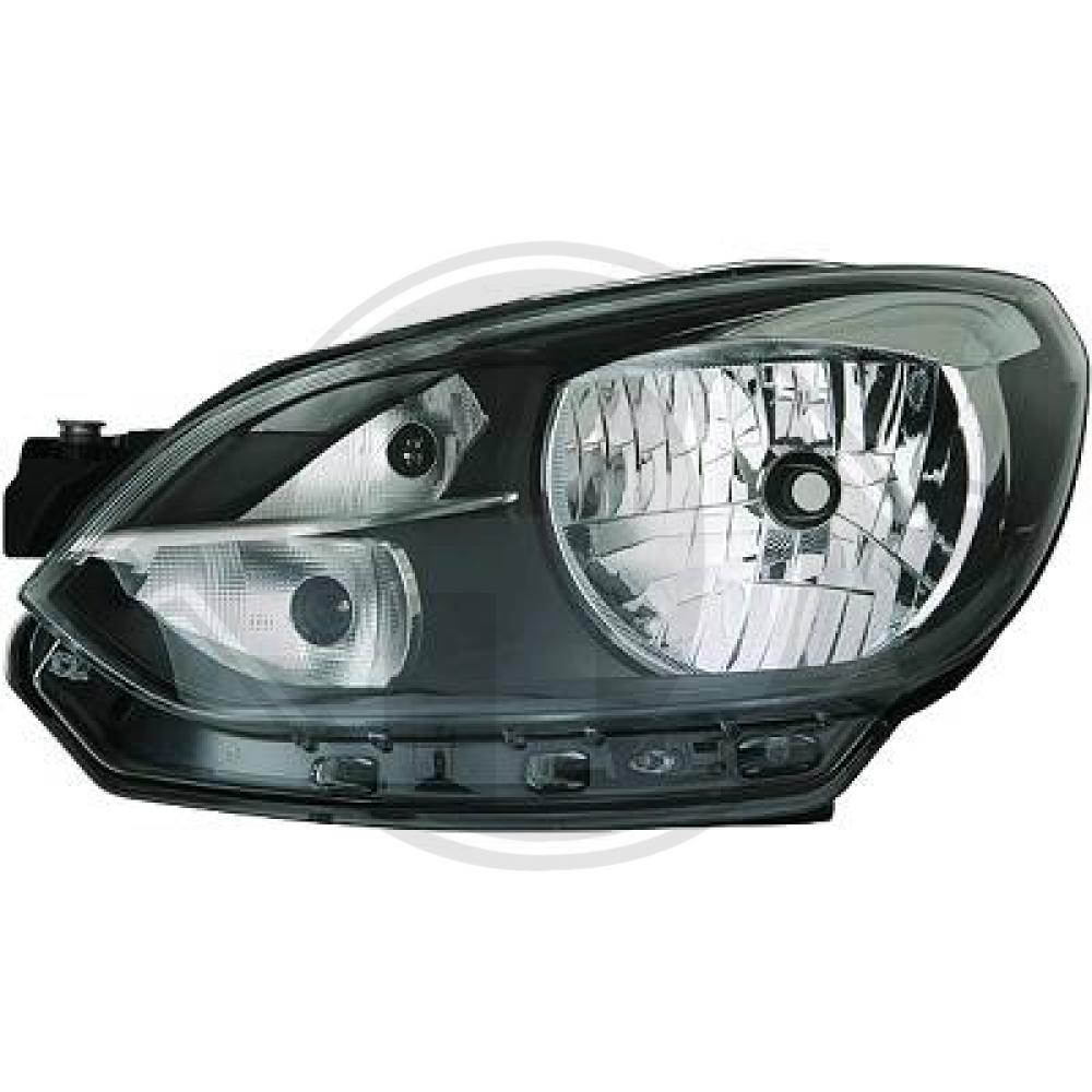 DIEDERICHS Forlygte 2236983 H4 venstre for VW