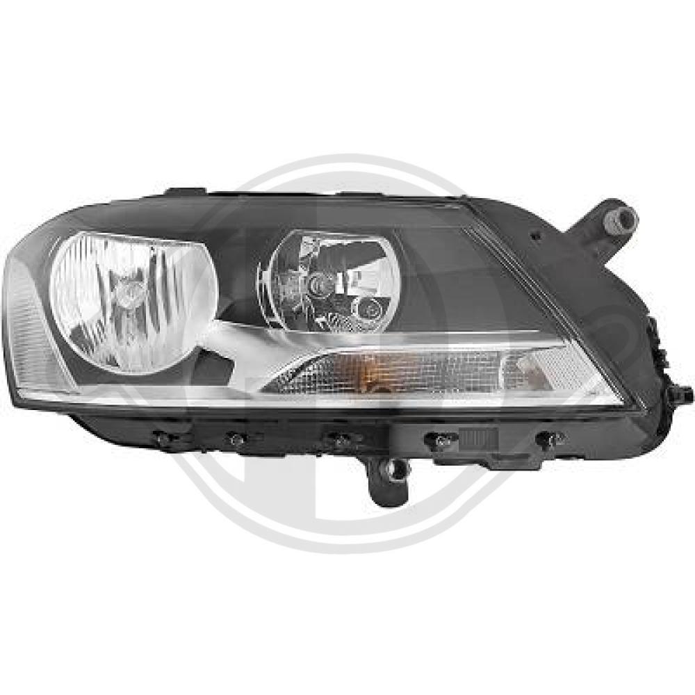 DIEDERICHS Forlygte 2248980 H7/H7 højre for VW