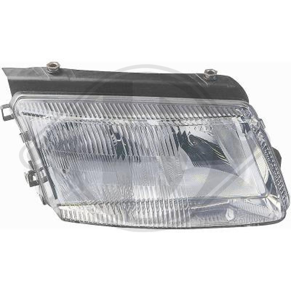 DIEDERICHS Forlygte 2245982 H7/H4 højre for VW