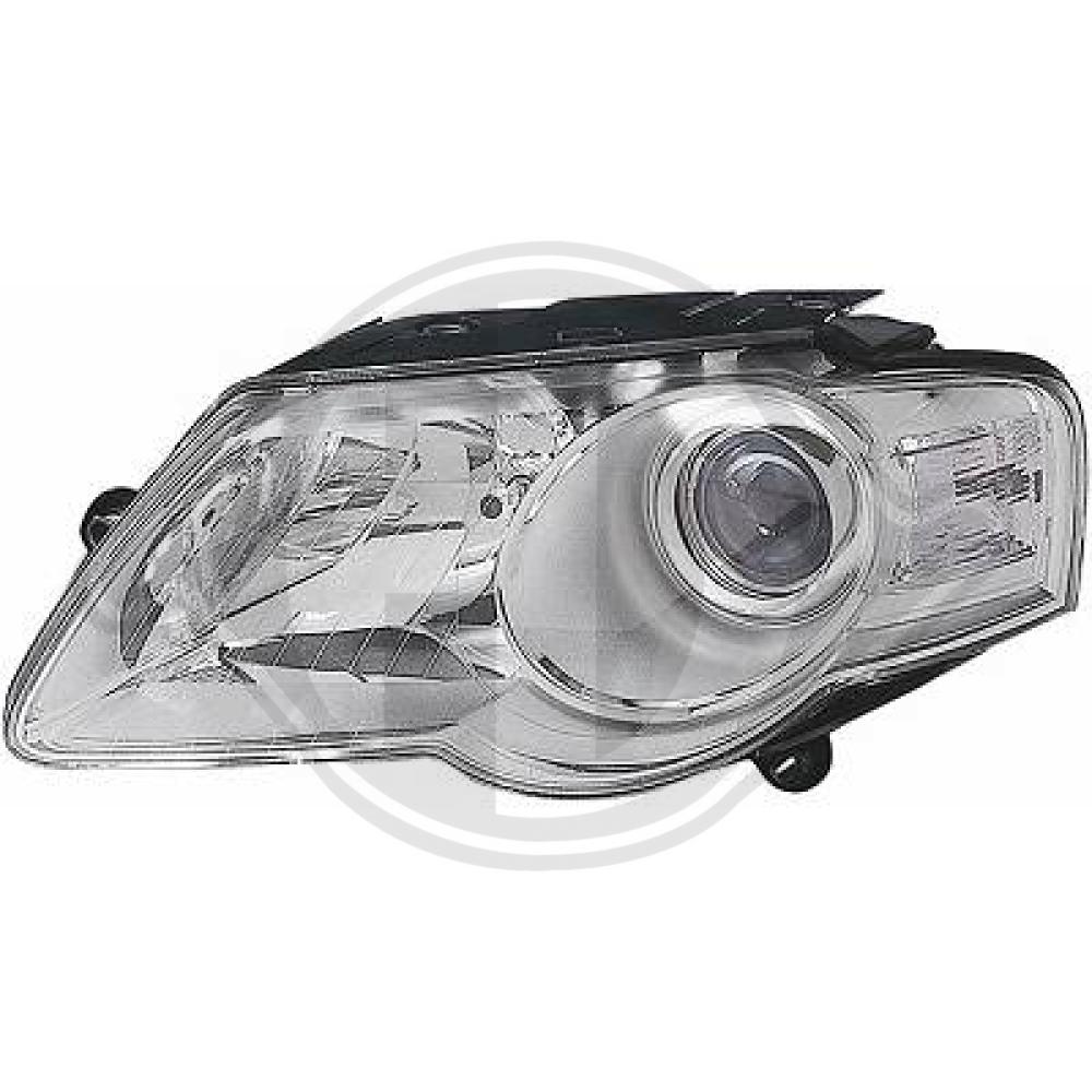 DIEDERICHS Forlygte 2247981 H7/H7 venstre for VW