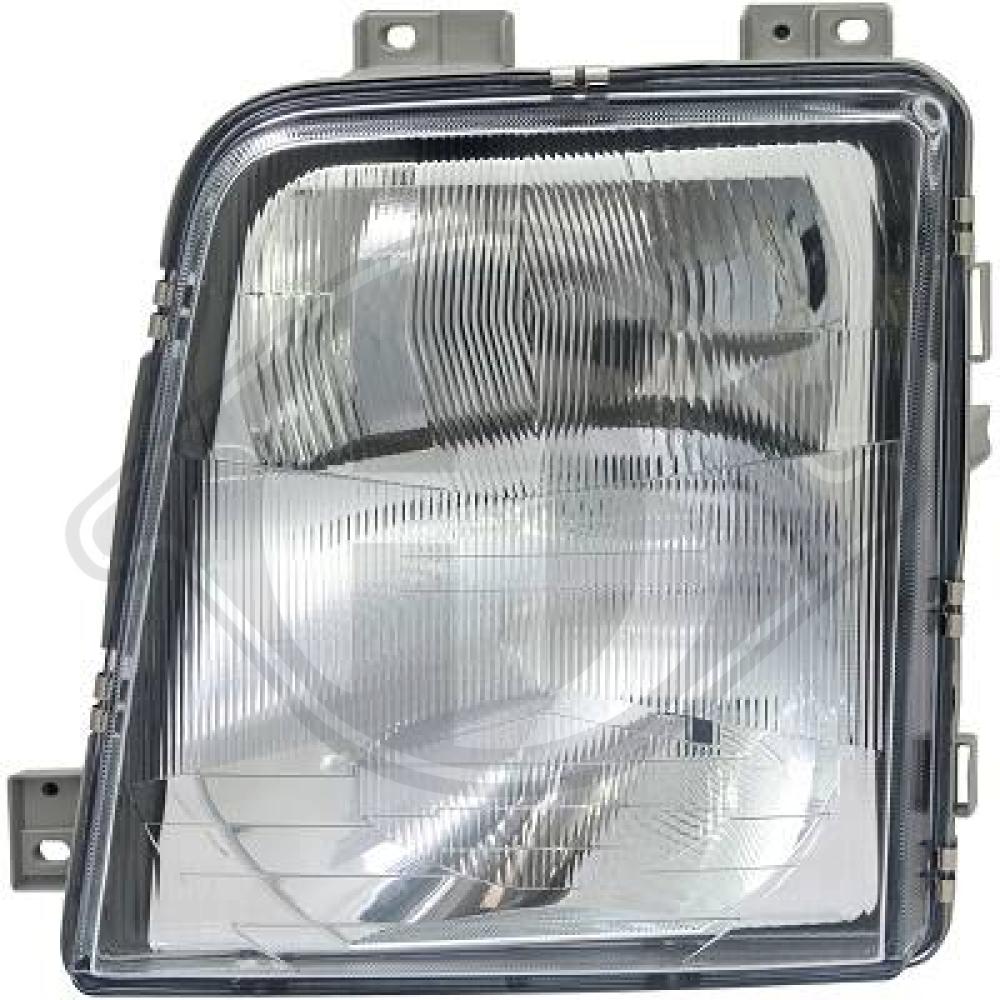 DIEDERICHS Forlygte 2280982 H1/H1 højre for VW