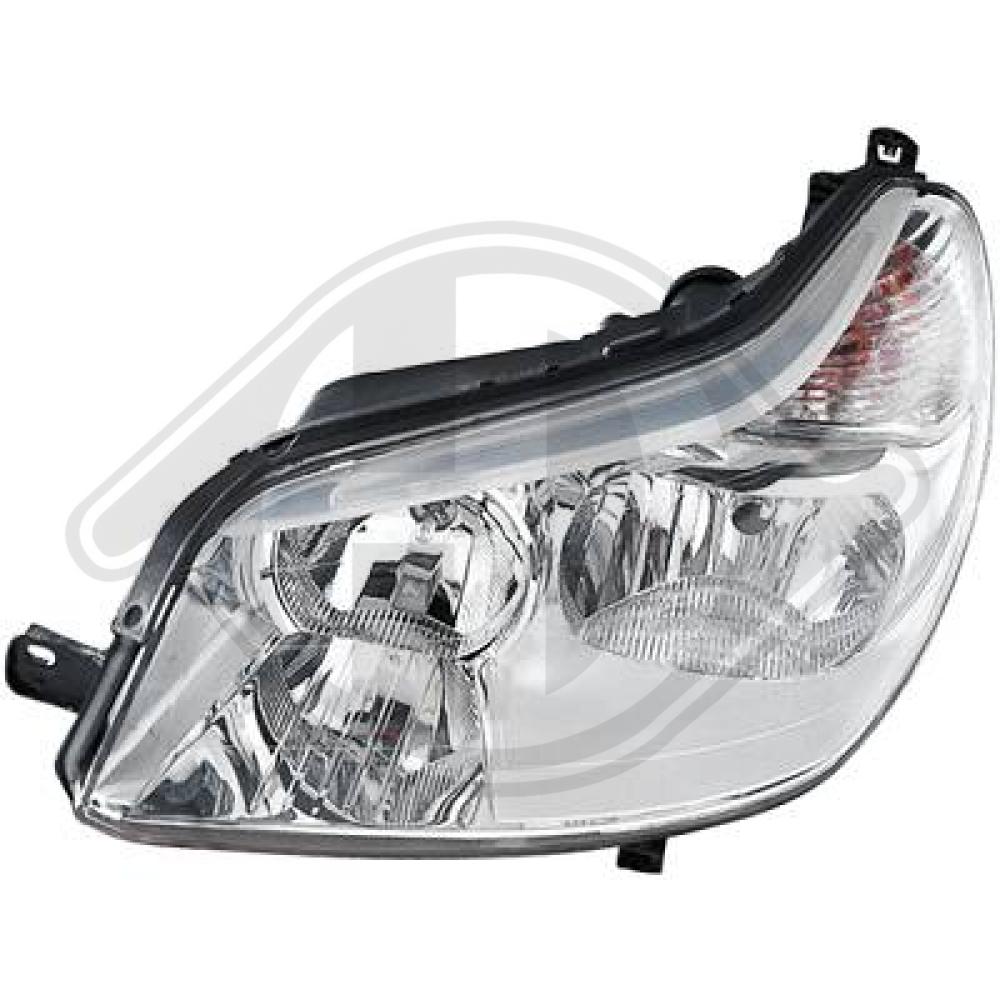 DIEDERICHS Forlygte 4061183 H7 venstre for CITROËN