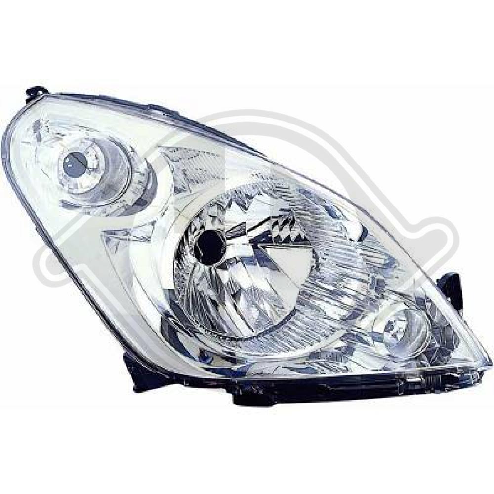 DIEDERICHS Forlygte 6466980 H4 højre for SUZUKI