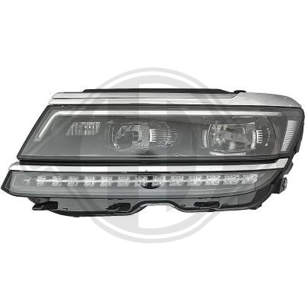 DIEDERICHS Forlygte 2256085 LED venstre for VW