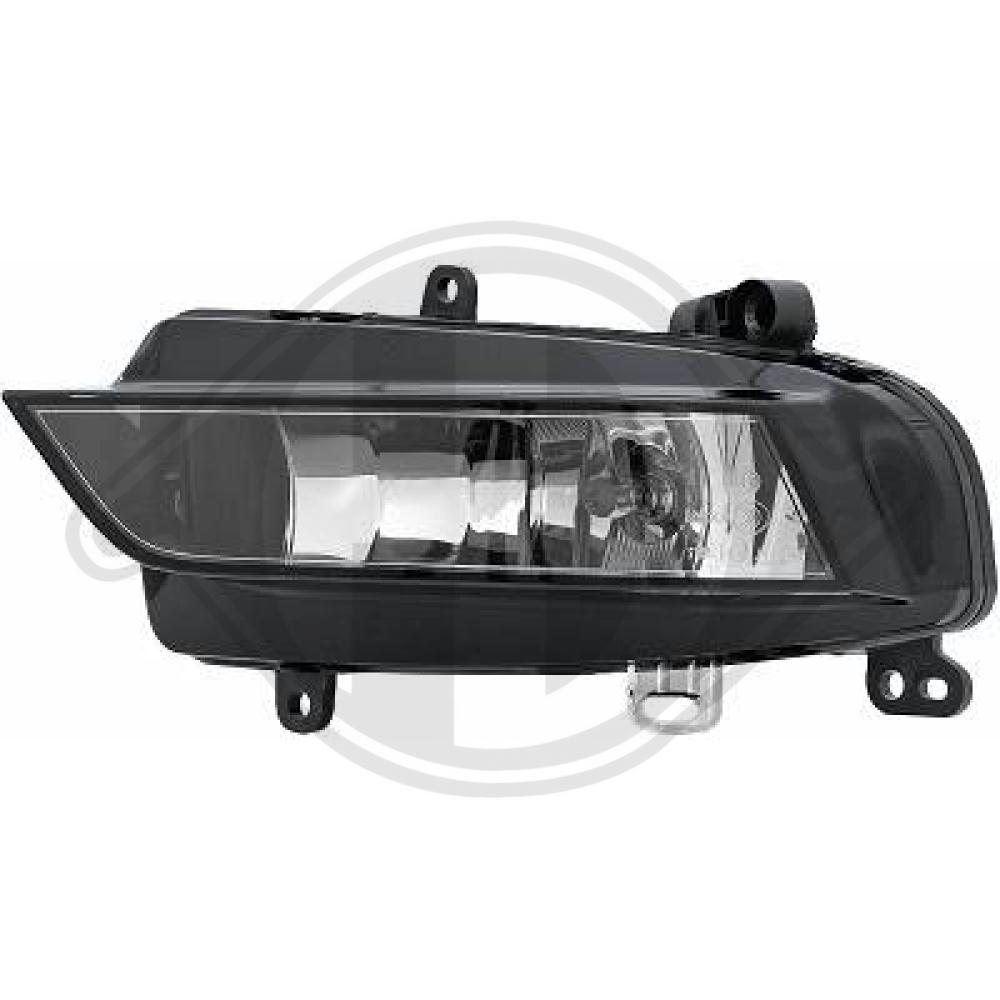 DIEDERICHS Tågelygte 1080289 H8 venstre for AUDI VW
