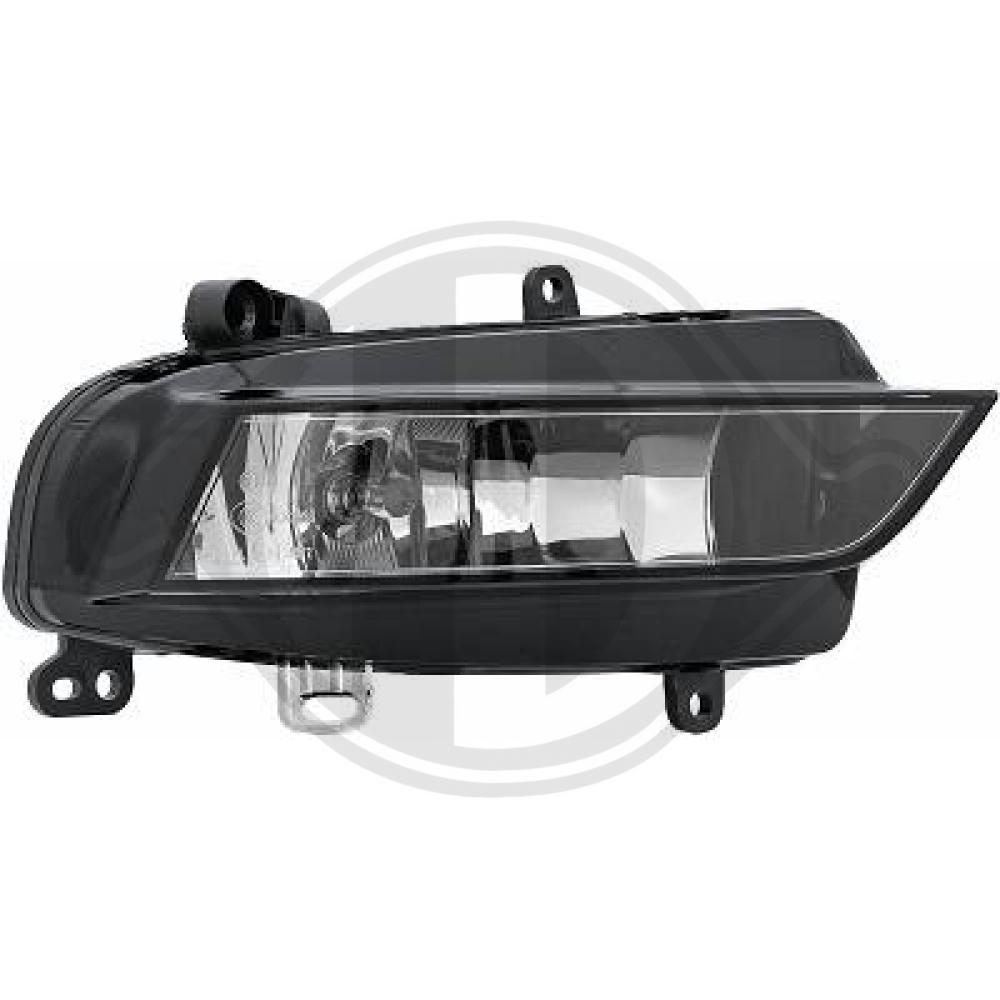 DIEDERICHS Tågelygte 1080288 H8 højre for VW AUDI