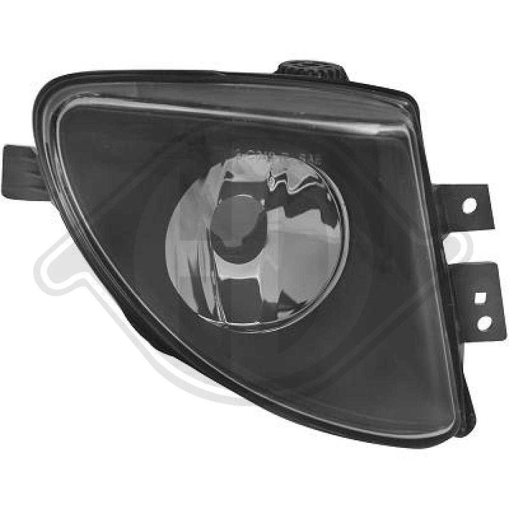 DIEDERICHS Tågelygte 1225688 H8 højre for BMW