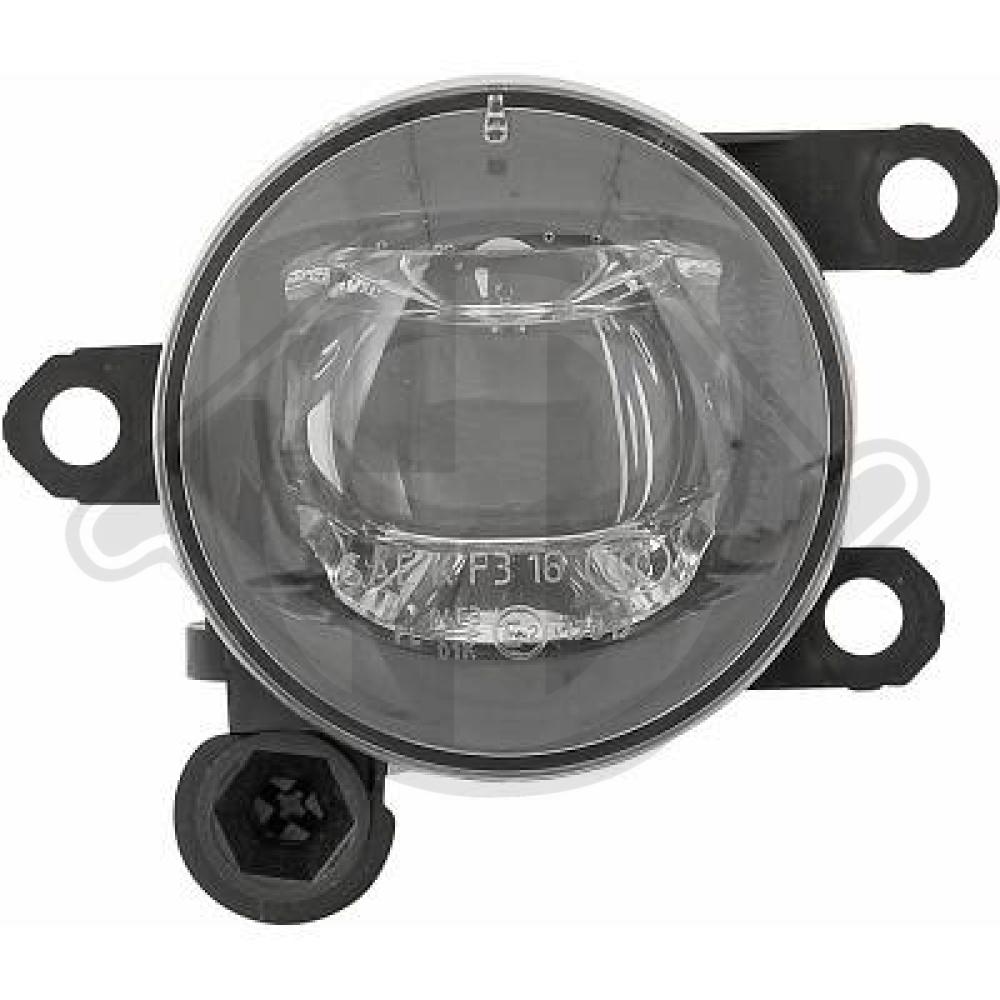 DIEDERICHS Tågelygte 1530089 LED venstre for FORD VOLVO