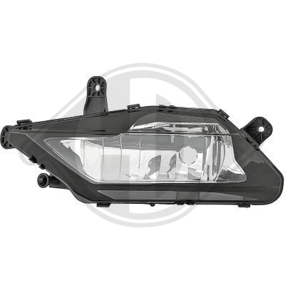 DIEDERICHS Tågelygte 1828088 H8 højre for OPEL