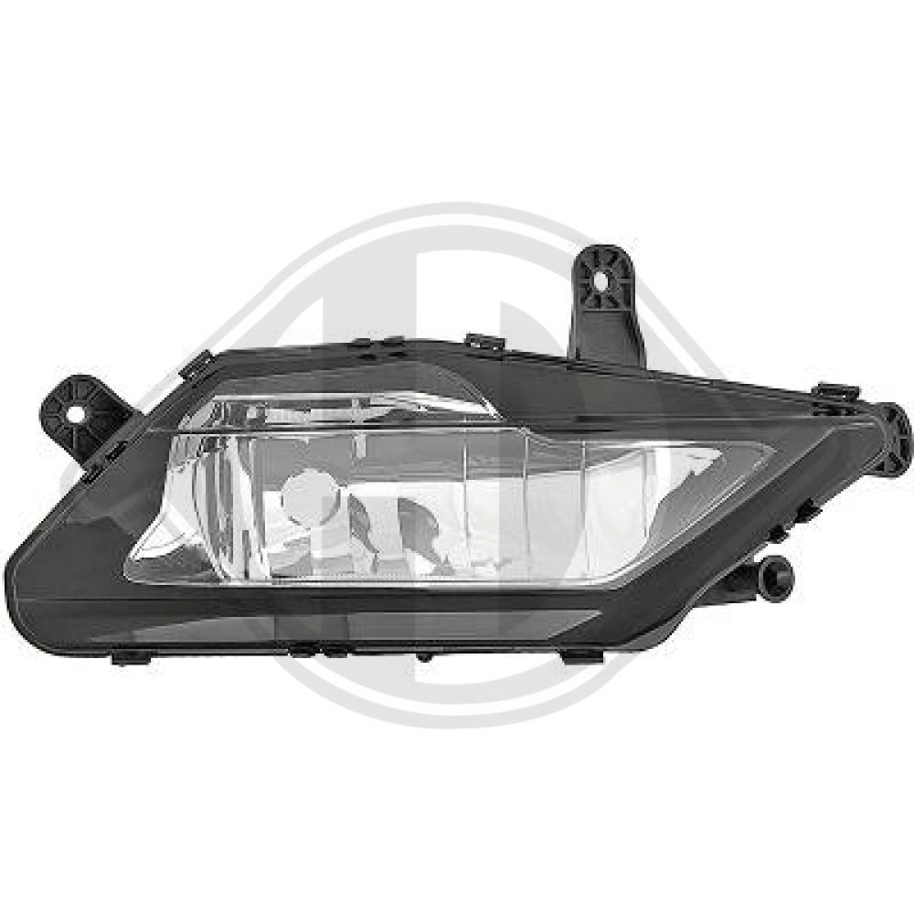 DIEDERICHS Tågelygte 1828089 H8 venstre for OPEL