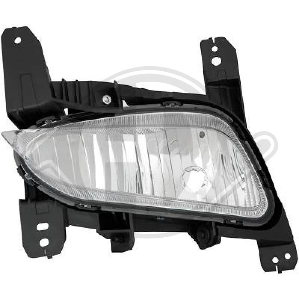 DIEDERICHS Tågelygte 1835189 H8 venstre for OPEL