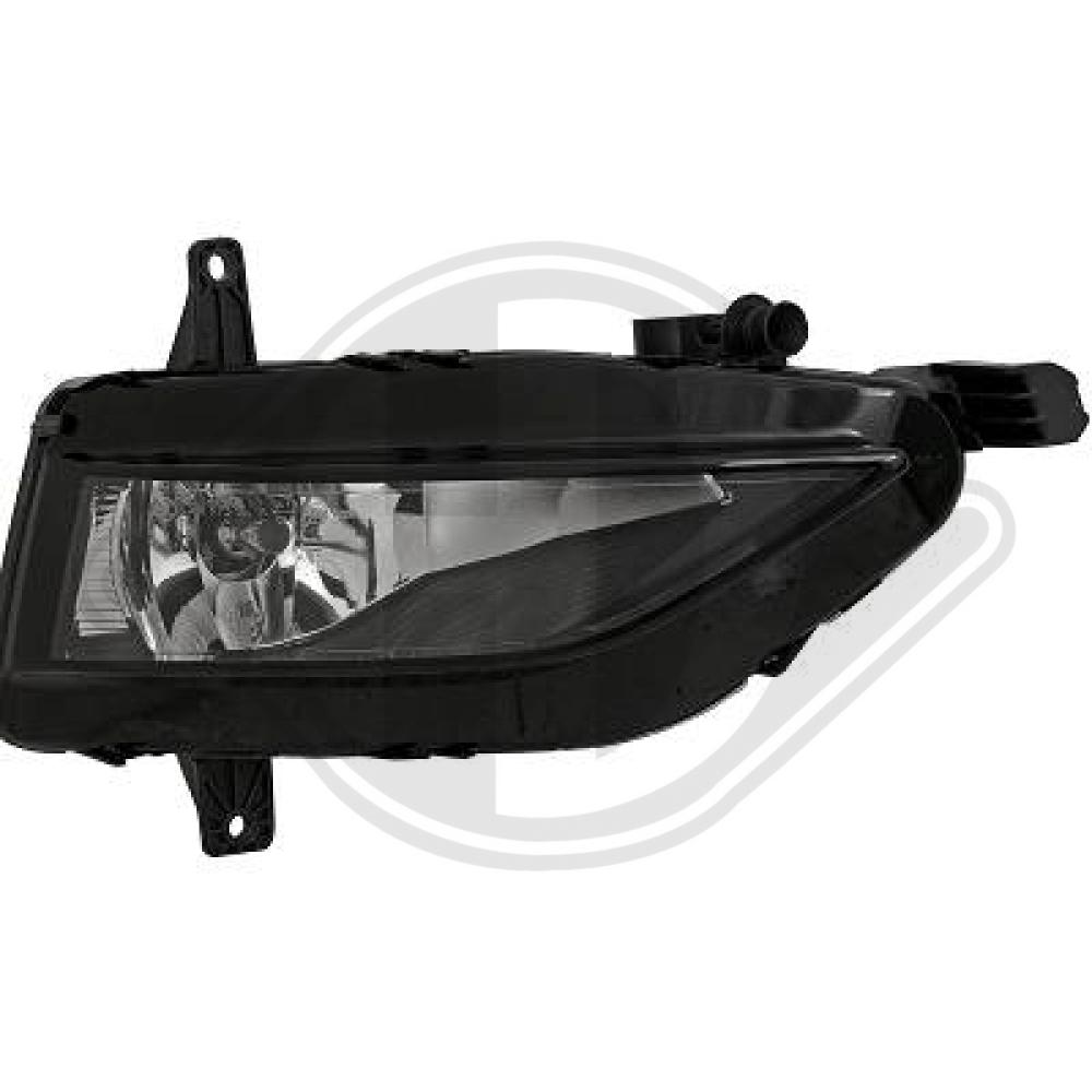 DIEDERICHS Tågelygte 2217088 H11 højre for VW