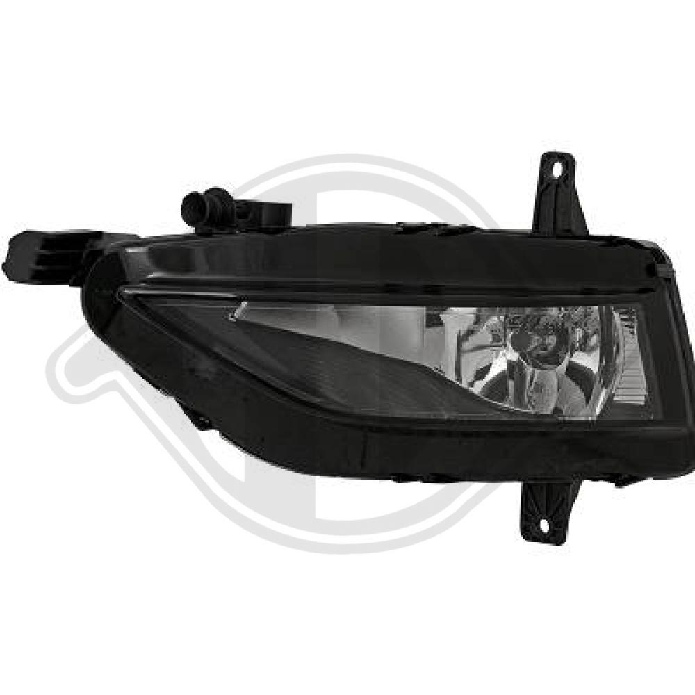 DIEDERICHS Tågelygte 2217089 H11 venstre for VW
