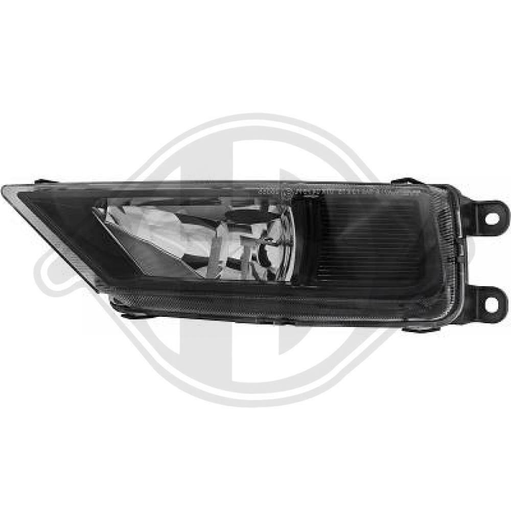 DIEDERICHS Tågelygte 2240889 H8 venstre for VW