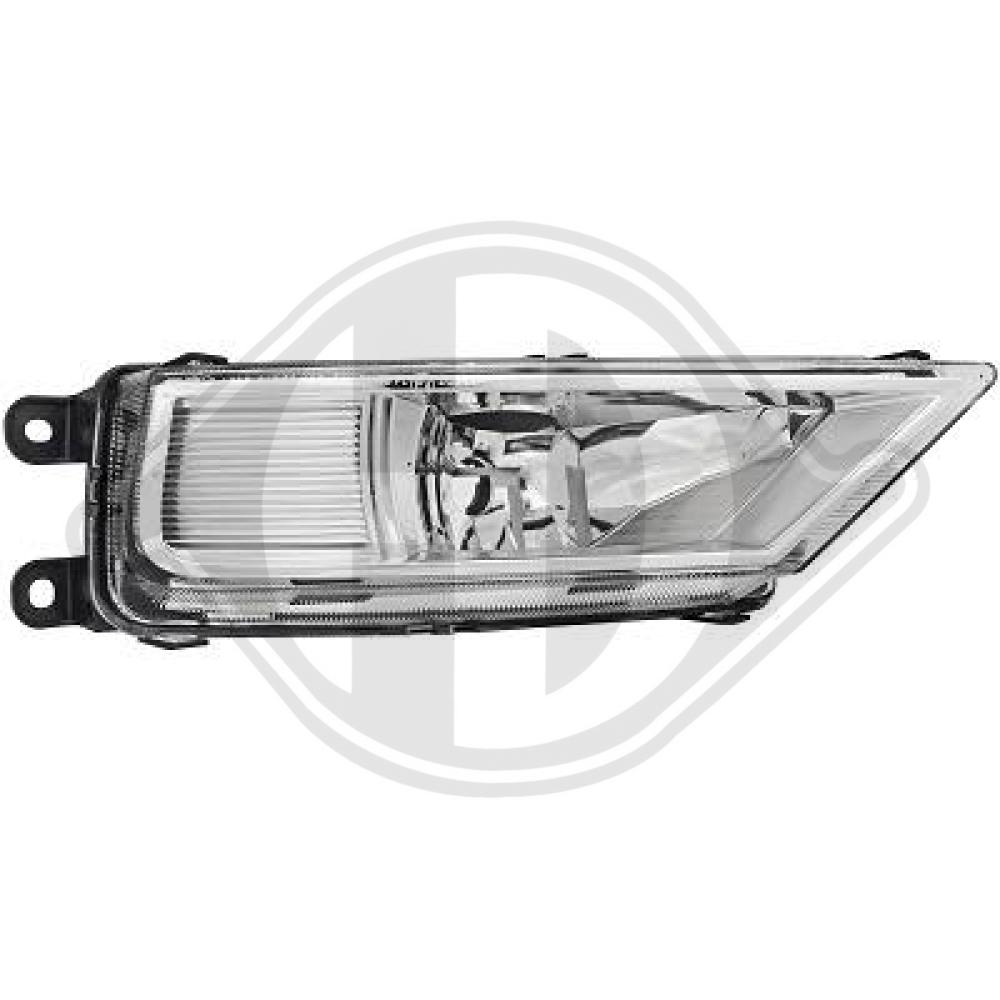 DIEDERICHS Tågelygte 2256088 H8 højre for VW