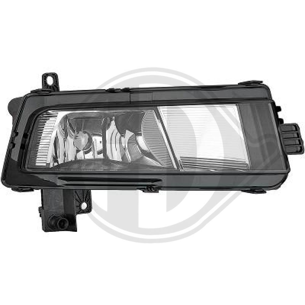 DIEDERICHS Tågelygte 2297088 H11 højre for VW