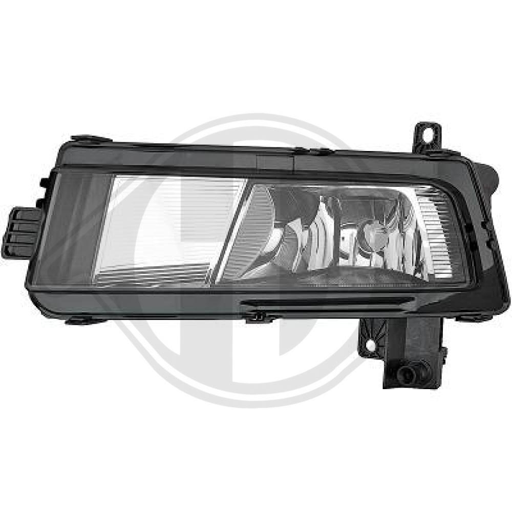 DIEDERICHS Tågelygte 2297089 H11 venstre for VW