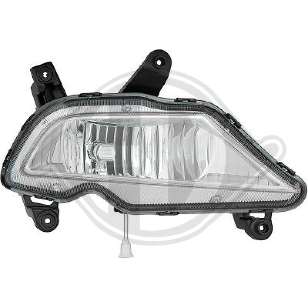 DIEDERICHS Tågelygte 6807089 H8 venstre for HYUNDAI