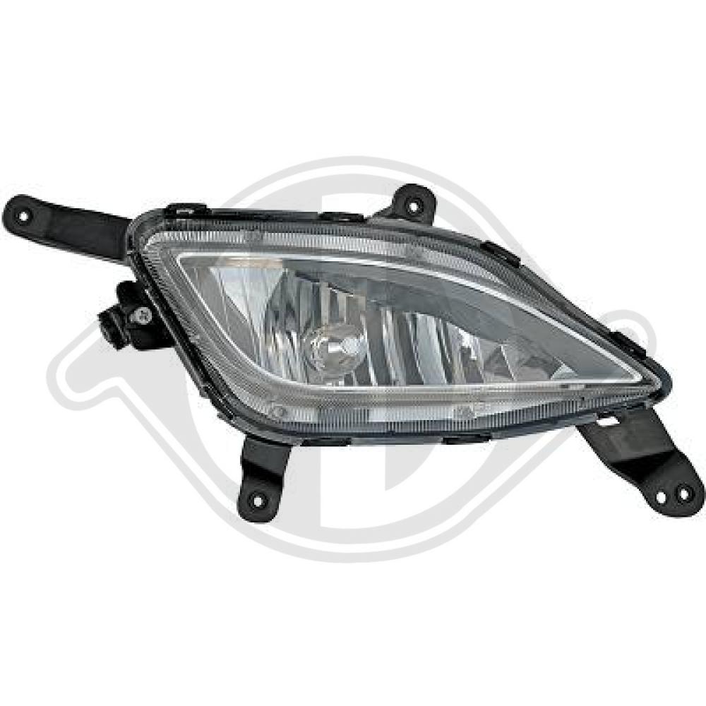 DIEDERICHS Tågelygte 6836088 H8 højre for HYUNDAI