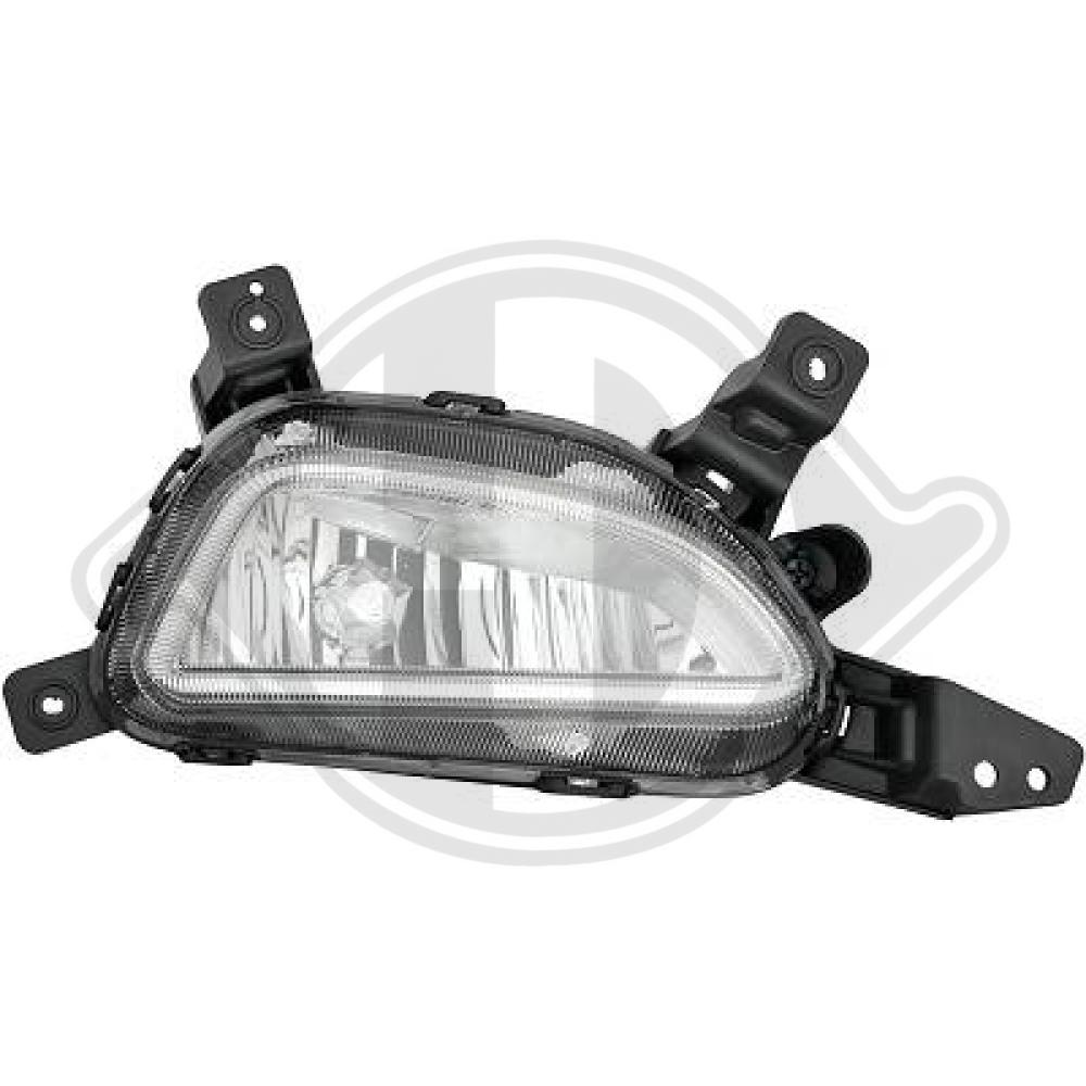 DIEDERICHS Tågelygte 6862089 H8 venstre for HYUNDAI