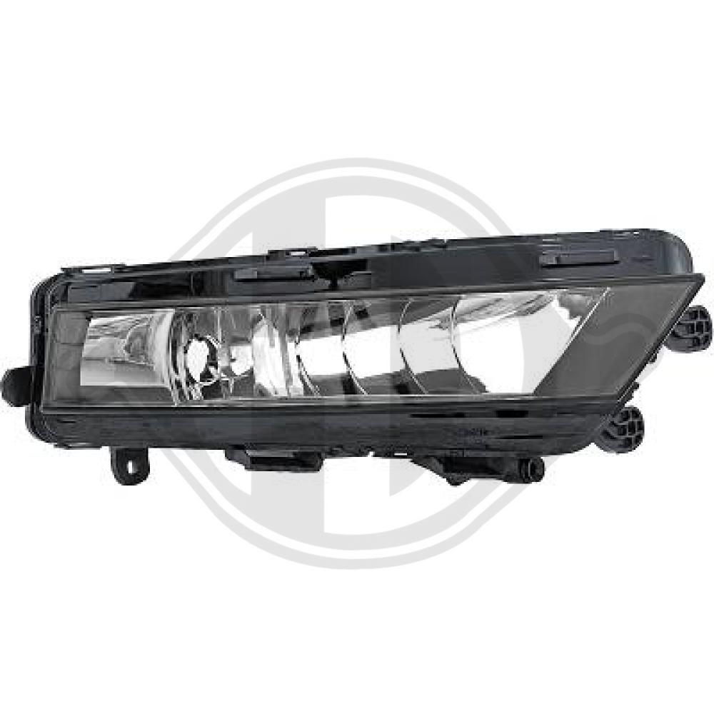 DIEDERICHS Tågelygte 7832288 H8 højre for SKODA